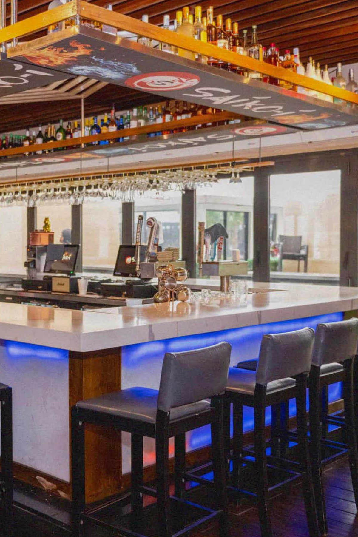 Bar area at Saiko-i Boca Raton